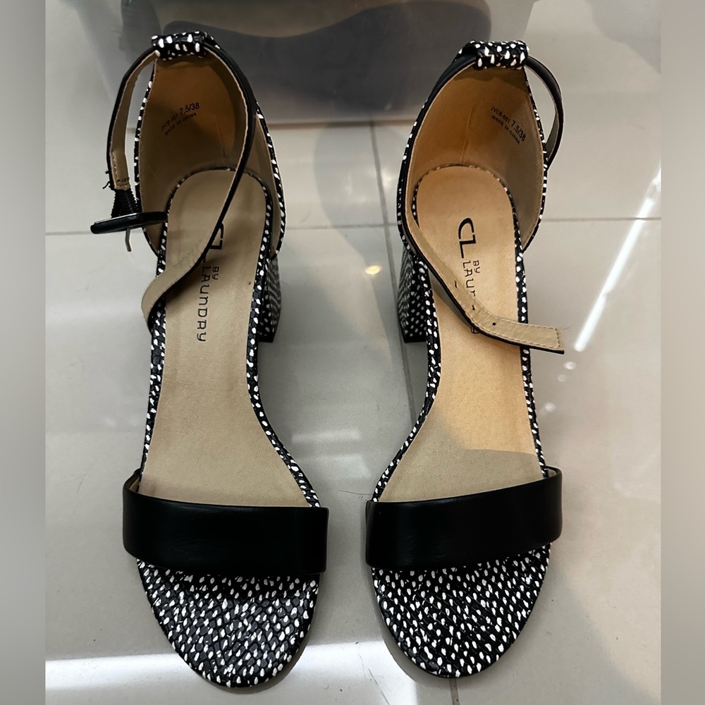 CL by Laundry block heels